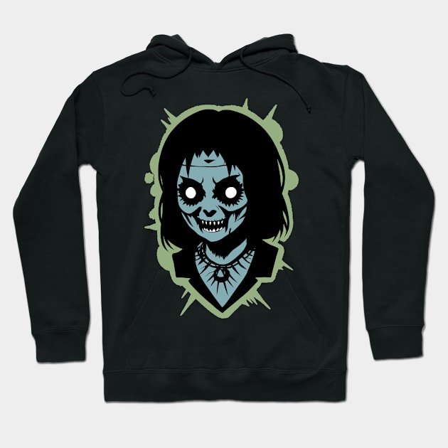 Possessed Gothic girl Hoodie by HeichousArt